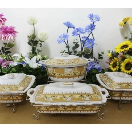 Saji Prasmanan - Prasmanan Set Vicenza Camelia 4Pcs