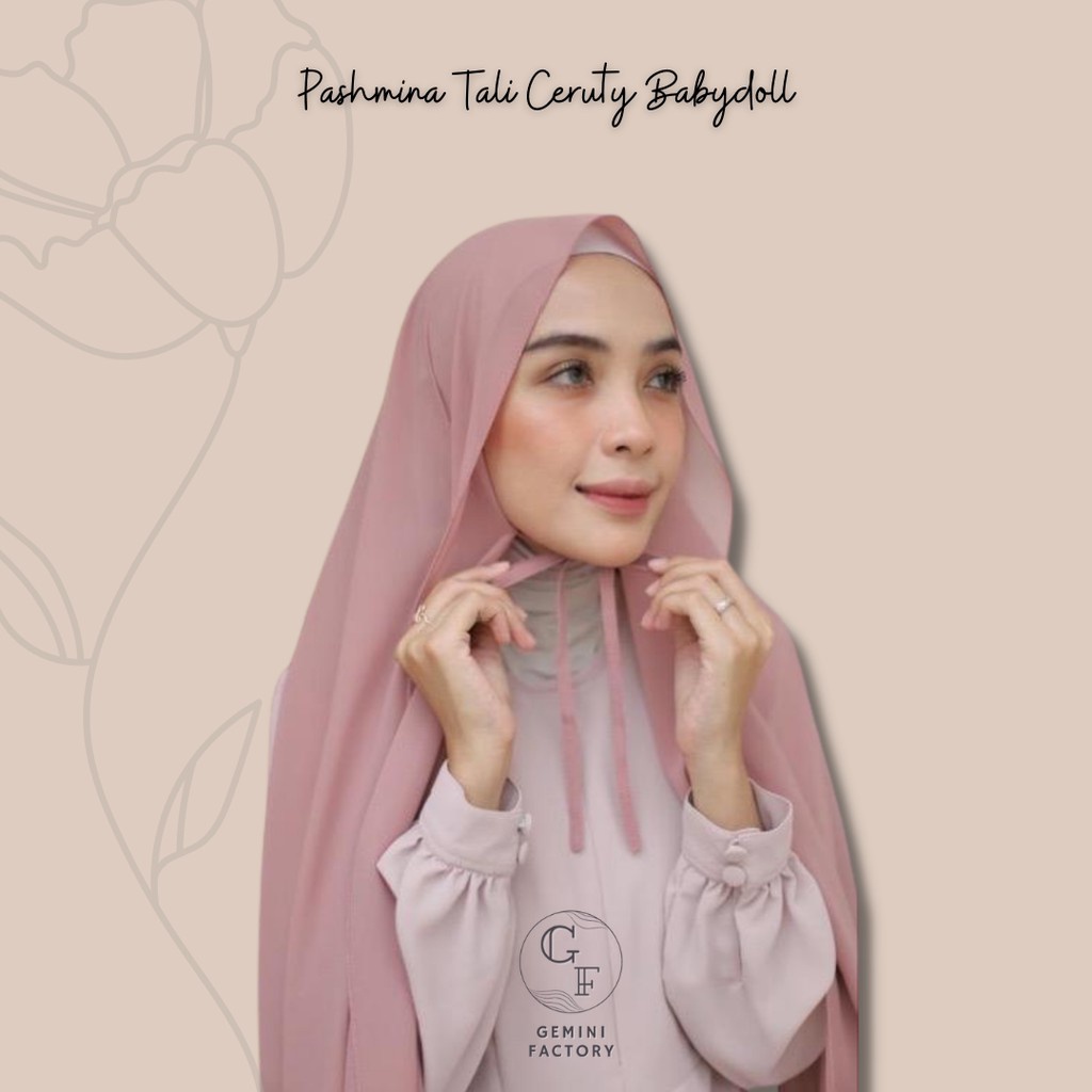 Hijab Pashmina Tali Pashmina Ceruty Pashmina Kekinian Pashmina Tasikmalaya | Hjb