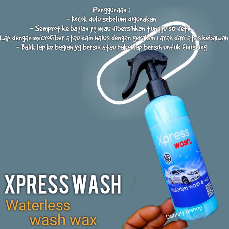 waterless xpresswash cuci mobil tanpa air 250 cuci mobil, motor, cuci sepeda