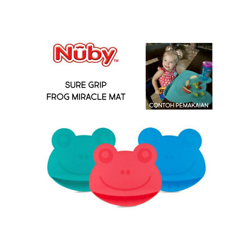 Nuby Suregrip Frog Silicone Mat