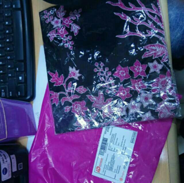 Atasan Batik Wanita Motif Tapak Kebo Pink Khas Baduy Banten - Merah Muda, Xxl Y58 Best Seller