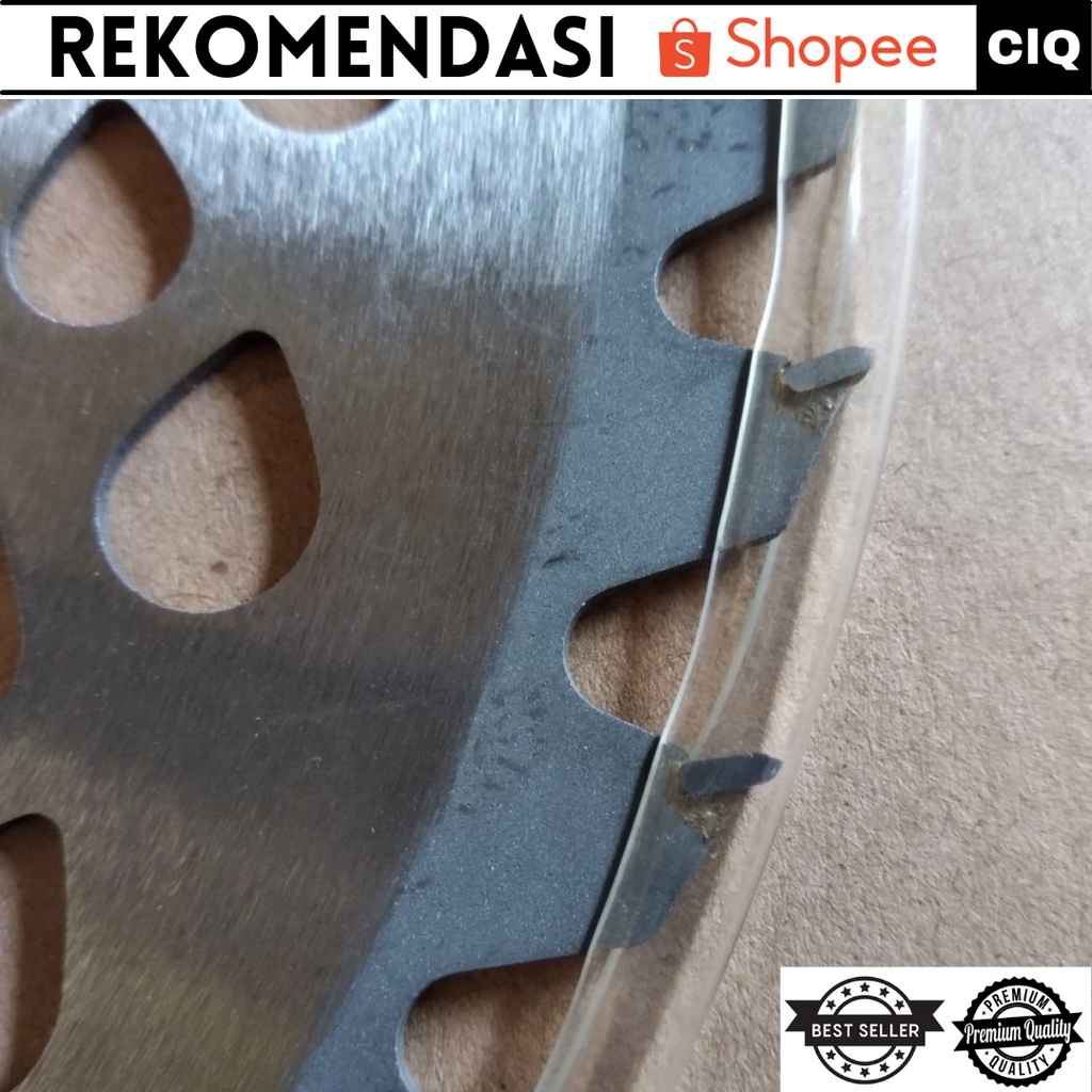 Mata Gerinda Gergaji JF 40T Untuk Mesin Pemotong Rumput 255 mm x 1.4 mm 40 T Gigi - Mata Pisau Pemotong Rumput / Mata Pisau Potong Rumput Bulat / Brush Cutter Blade Strimer