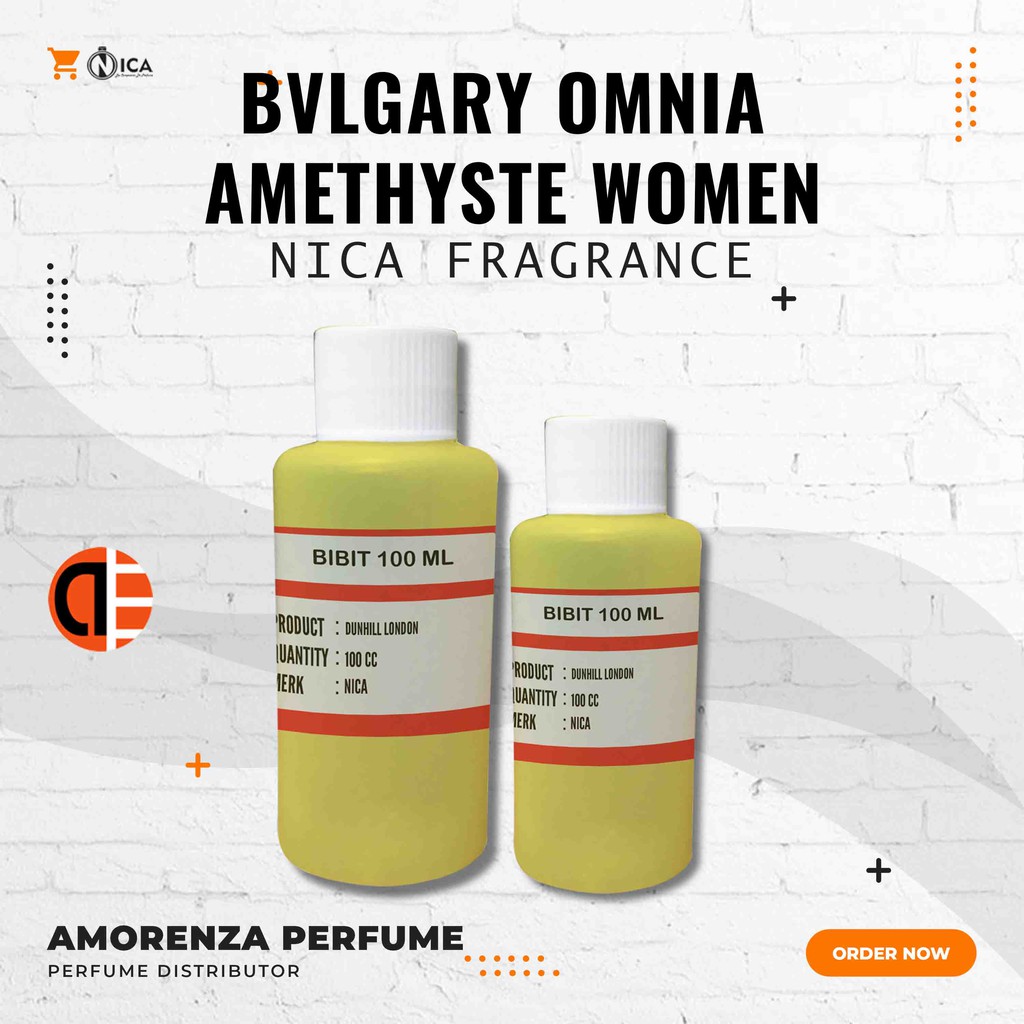 BIBIT PARFUM MURNI BULGARY OMNIA AMETHYSTEE WOMEN - AMNESTY WOMEN NICA FRAGRANCE 100 ML