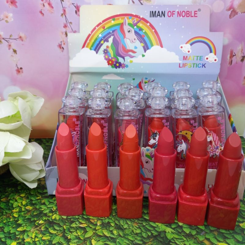

( PER 12PCS ) LIPSTICK MATTE UNICORN IMAN OF NOBLE No. 7061