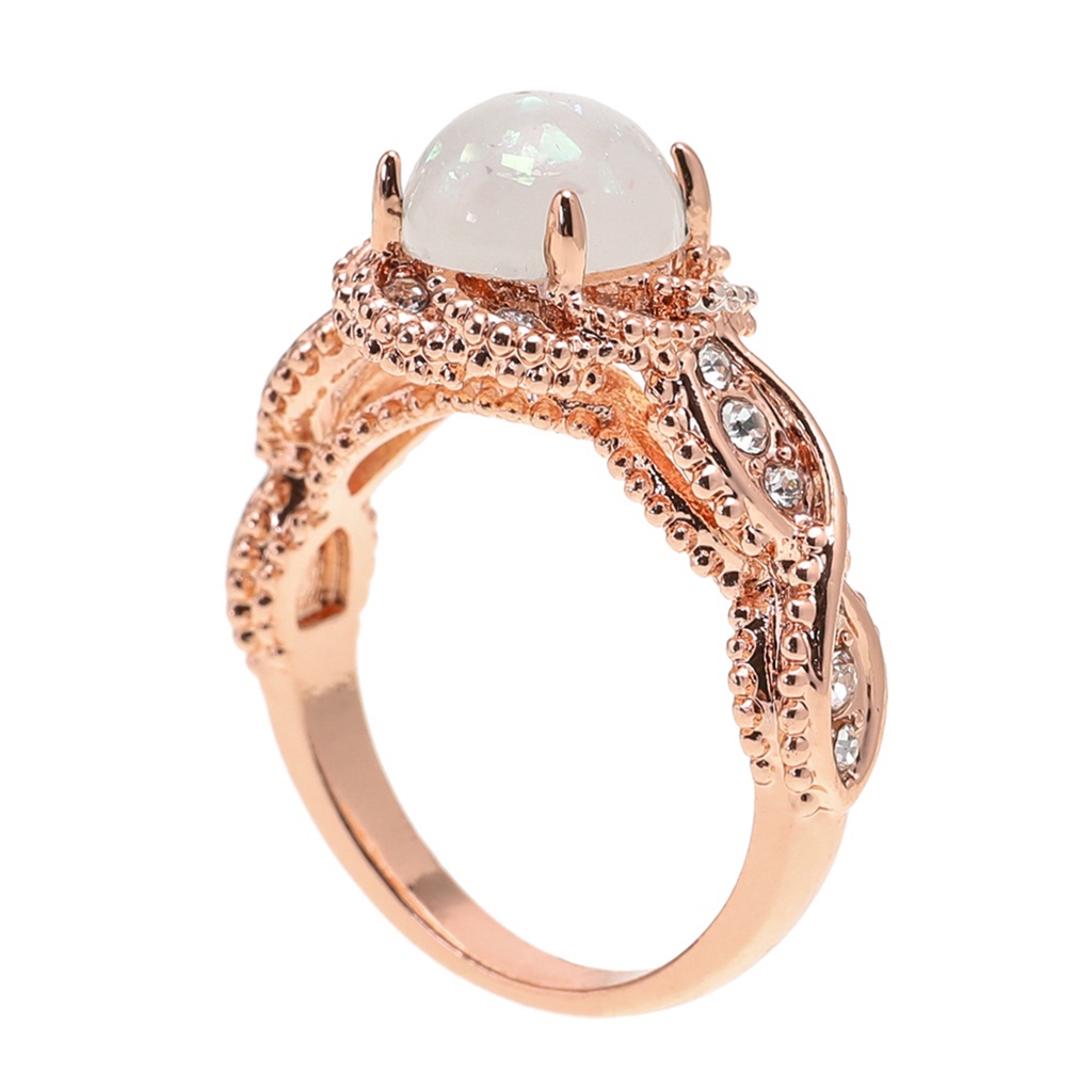 Hu Hu Hu Hu Hu Alat Bantu Pasang Kacamata♡ Cincin Pernikahan Gaya Vintage Aksen Berlian Imitasi Untuk Hadiah Ulang Tahun