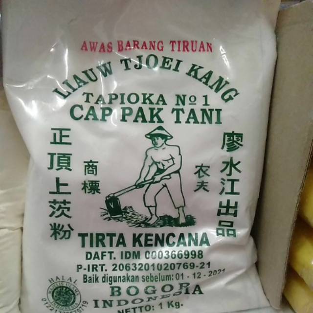 

Tepung tapioka liauw tjoekang 1kg