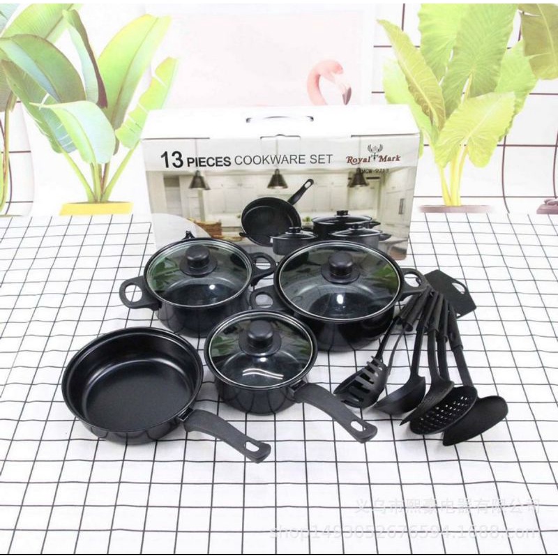 cookware set 13 pcs