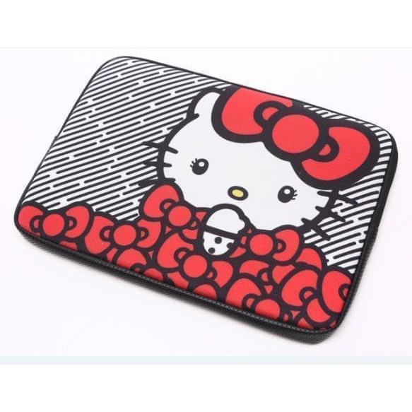 Tas Sarung Laptop Sleeve Softcase Strip Hello Kitty Neoprene 14 inch