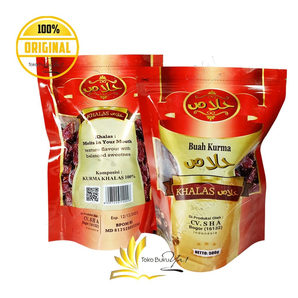 Kurma Khalas Golden Dates 500 gram