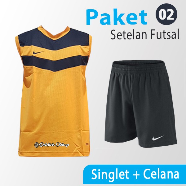 Kaos Singlet Futsal Dan Celana Futsal Setelan Futsal Pakaian Futsal Nike Shopee Indonesia