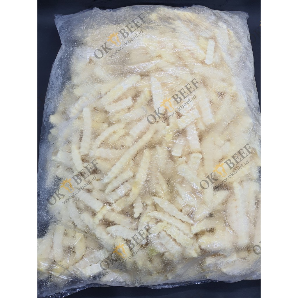 

Kentang Cringkle Aviko Polos Kemasan 2,5Kg