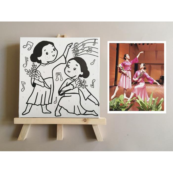 

Art / Custom Cute Portrait/ Paint By Number / Art Set
