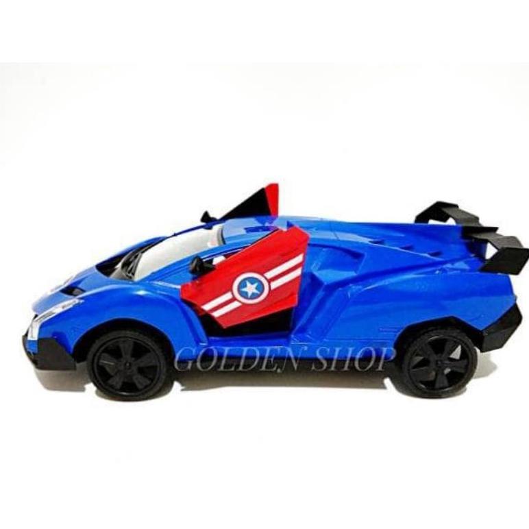 Rc Mobil Lamborgini Captain America - Mainan Remote Contol Avengers