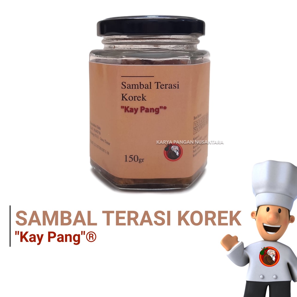 

SAMBAL TERASI KOREK "Kay Pang"® SAMBAL KAYPANG SAMBEL TRASI