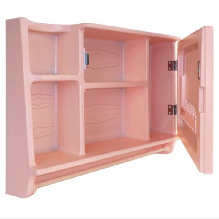 RAK KACA CERMIN DINDING MC-16 MASPION | MIROR BOX WALL CABINET + TEMPAT TISU