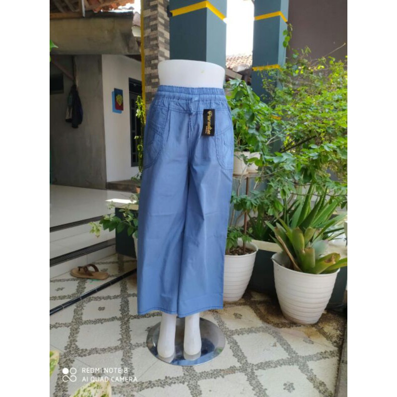 SERBA 35 | Celana Wanita Softjeans greige Promo murah | bawahan cewek kekinian-Cln kulot polos