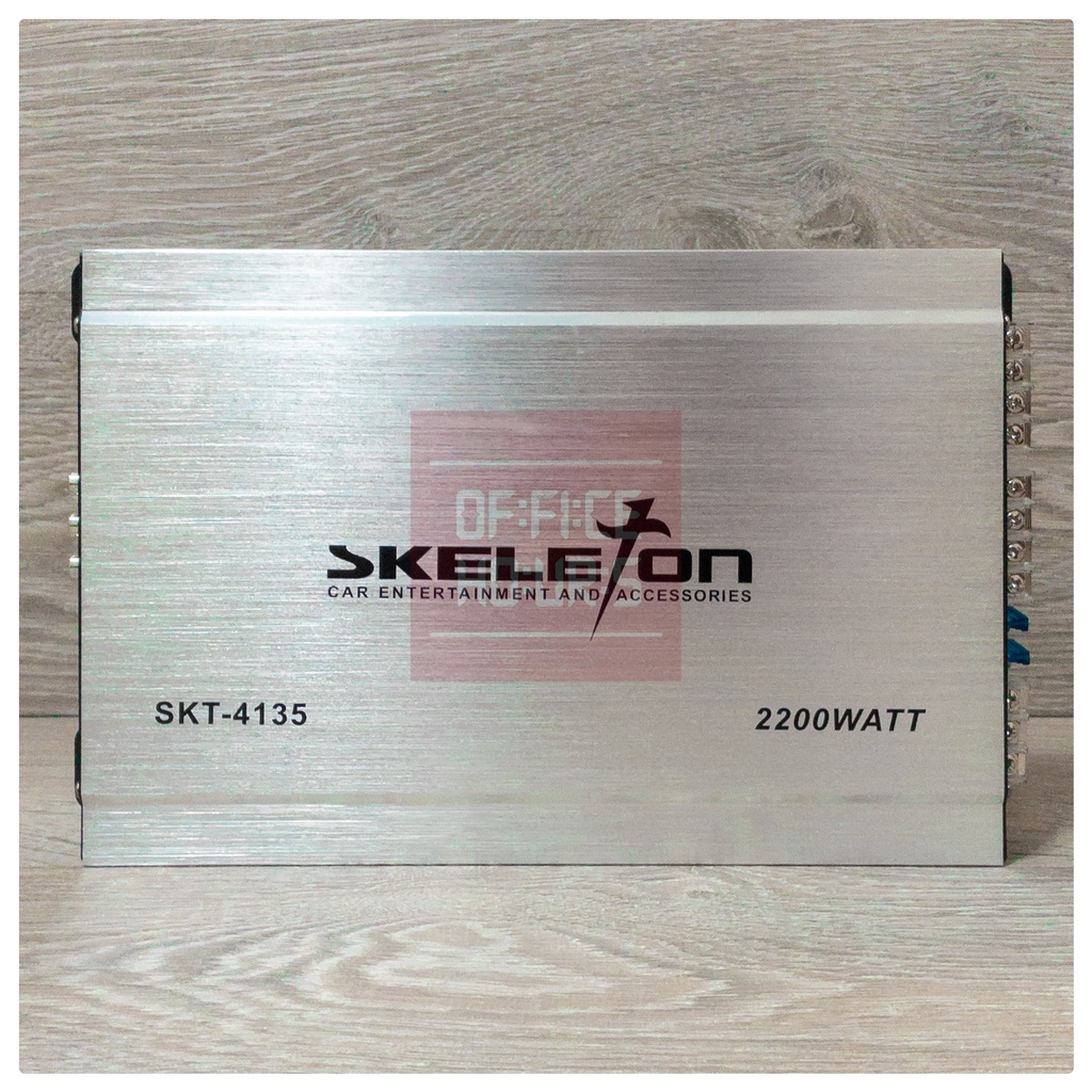 Skeleton Power Amplifier 4 Channel SKT-4135 Black and Silver