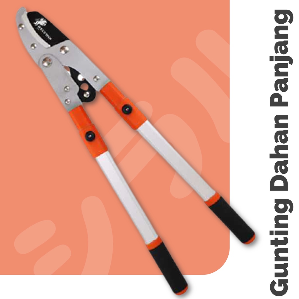 Gunting Dahan Ranting Tinggi Telescopic Garden Pruning Shear Gagang Panjang 2026 Gunting Pohon Kebun