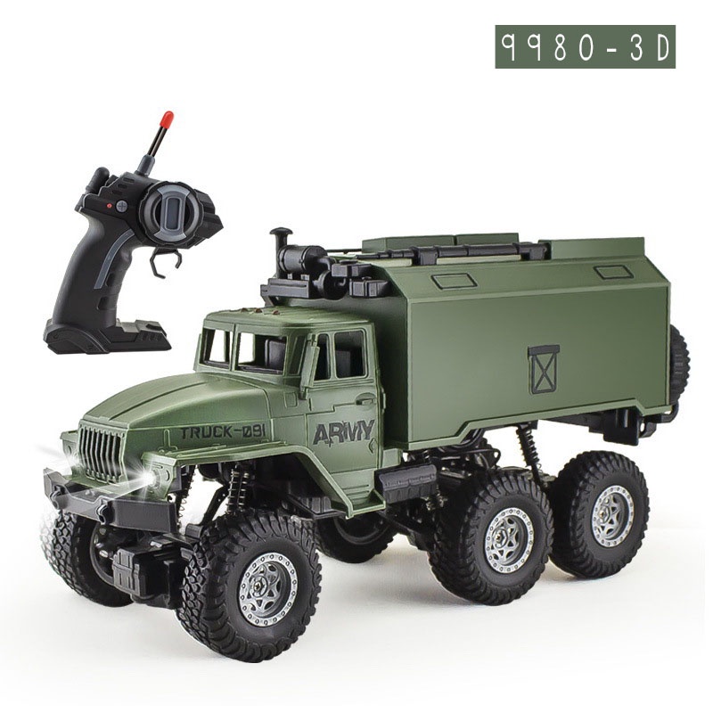 RC Military Truck Remote Control Kontrol Mobil Mobilan Remot Scale 1:16