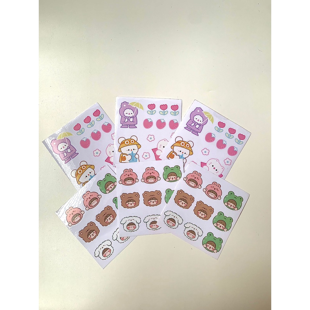 

[CLEARANCE SALE] BUY 1 GET 1 CUTE STICKER DEKORASI BINDER SCRAPBOOK JURNAL STIKER / DIY DECOR JOURNAL BOOK