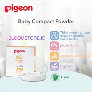 Image of PIGEON Bedak Padat Bayi Baby Compact Powder Cake Chamomile White 45 Gr 45Gr Gram 45 Gram With Case Murah Termurah Original