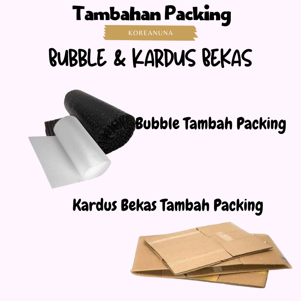 

Bubble Wrap Kardus Tambahan Packing