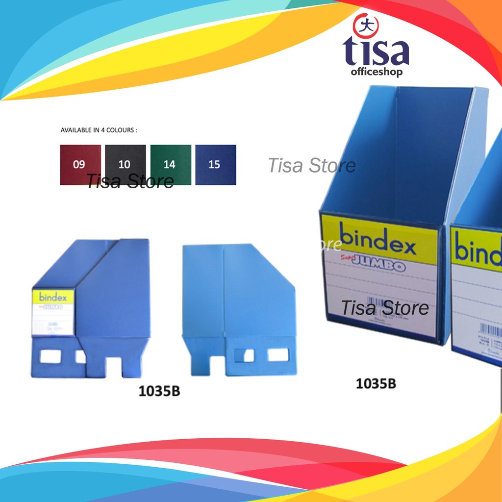 

RB Box File Jumbo Bambi Bindex 1035B Magazine Files 115mm