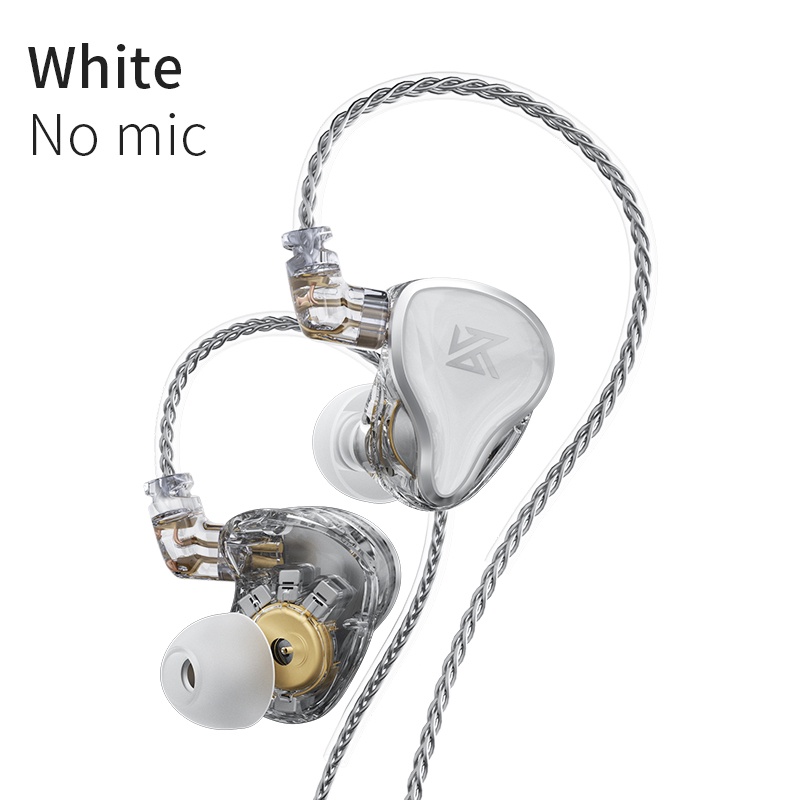 Kz Zas 7ba 1dd 16 Earphone In Ear Hybrid Hifi Bahan Metal Untuk Olahraga