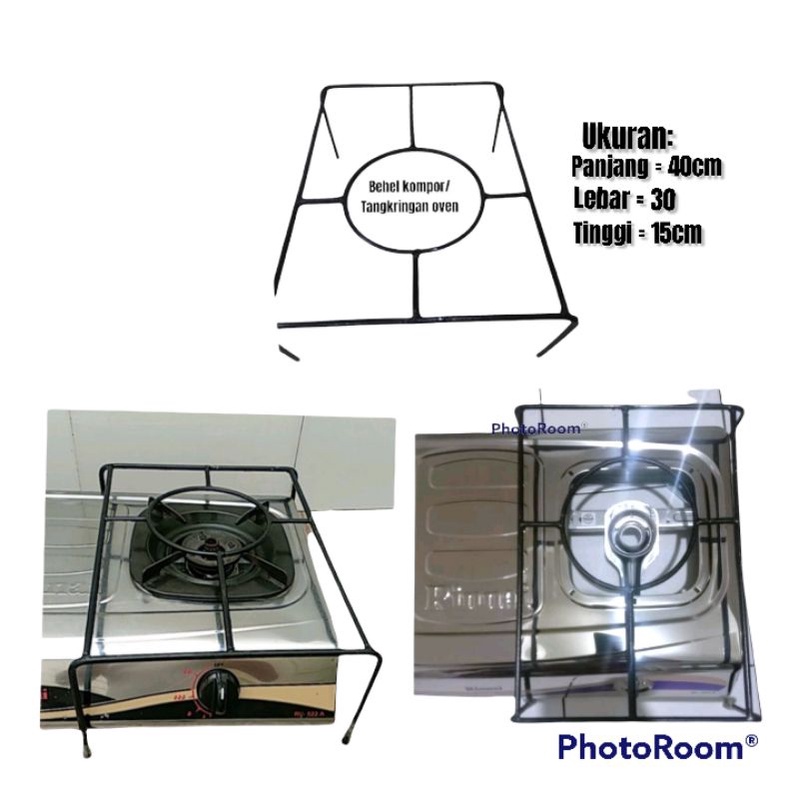 Behel kompor gas/Tatakan kompor/Tangkringan oven Satu tungku
