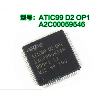 1PCS/LOT  ATIC99 D2 OP1 A2C00059546 QFP80