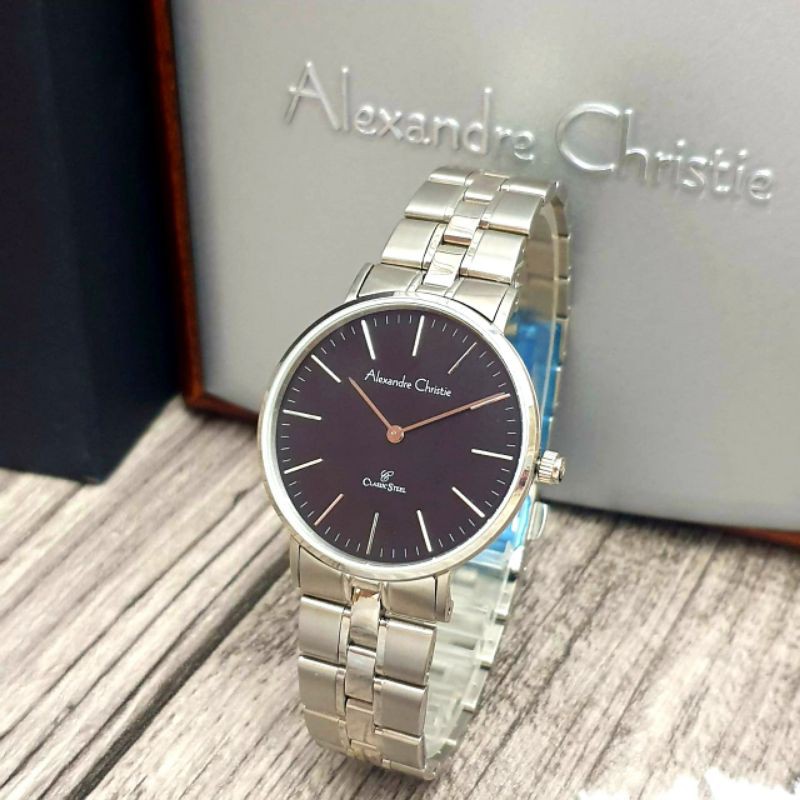 Jam Tangan Wanita Alexandre Christie AC 8513 Original Garansi Mesin 1 Tahun Waterproof 3ATM