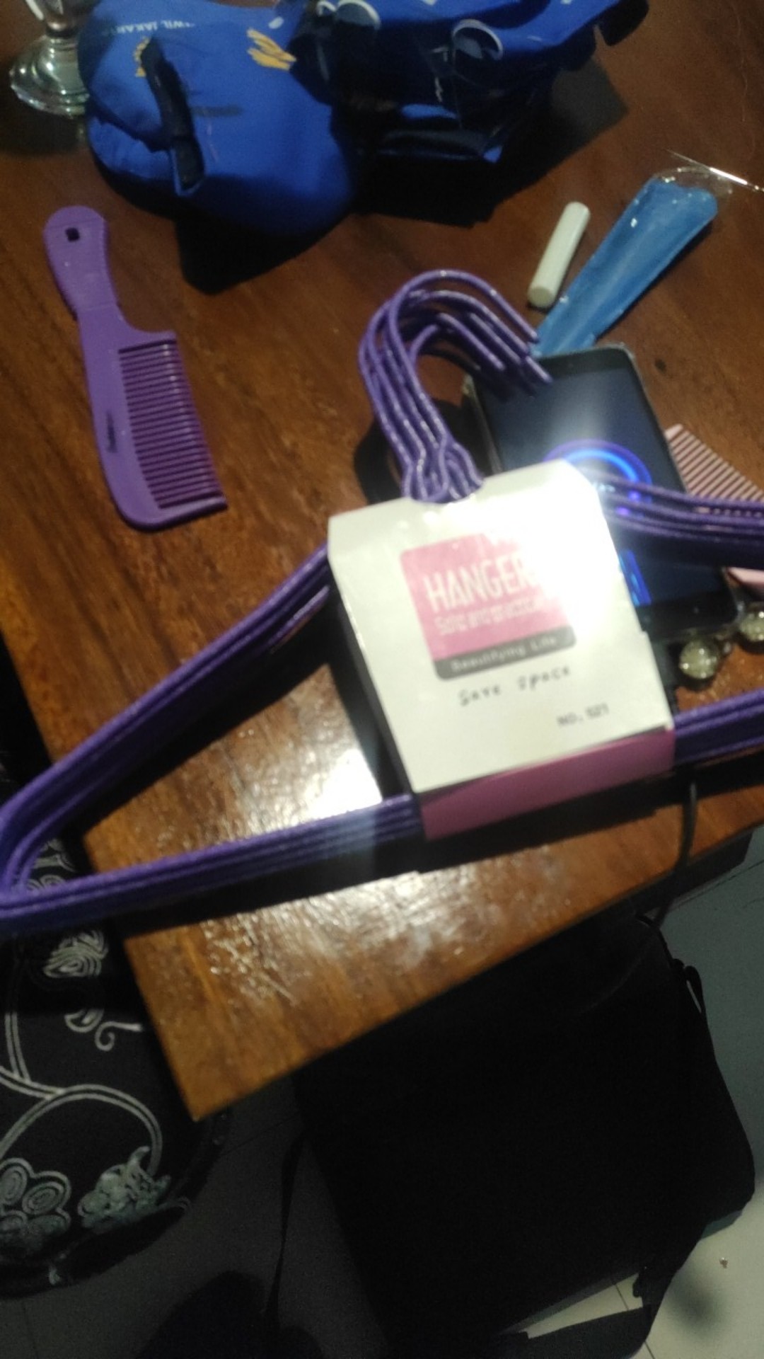 Hanger / Gantungan Baju Plastik/gantungan / Gantungan Plastik / Gantungan Warna 10 Pcs Per Pax Cb