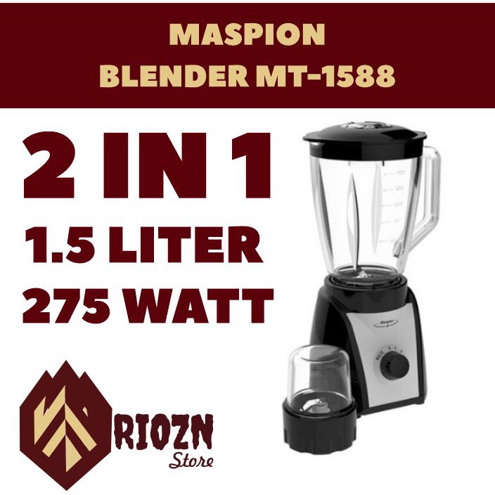 Blender Kaca Maspion MT-1588 / MT1588