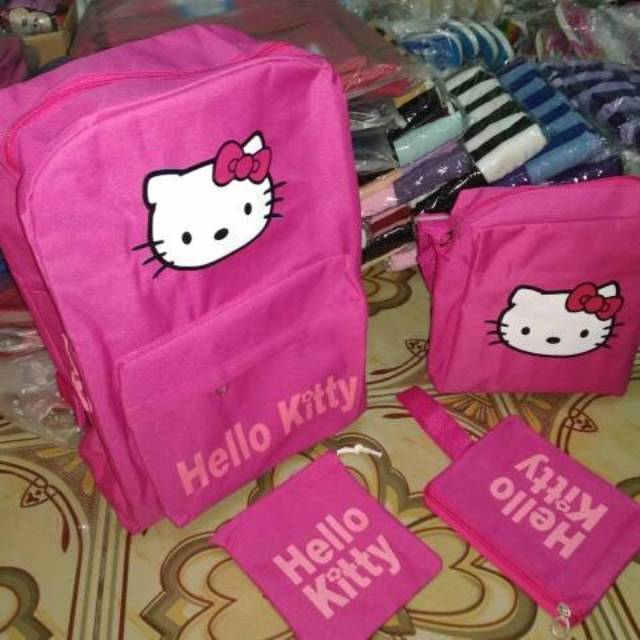 Tas Beranak Tas Sekolah Tas Karakter Isi 4 pcs