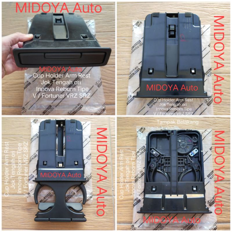 Cup Holder Arm Rest Jok Tengah Innova Reborn Tipe V Fortuner VRZ SRZ ori