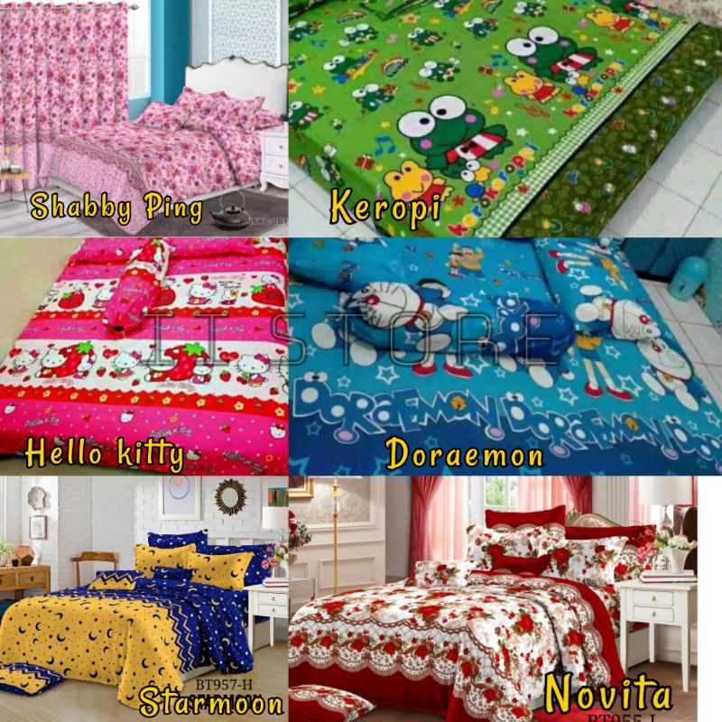 SPRAI KARAKTER,  DORAEMON, KERROPI, HELLO KITTY,SHABBY, STARMOON, NOVITA