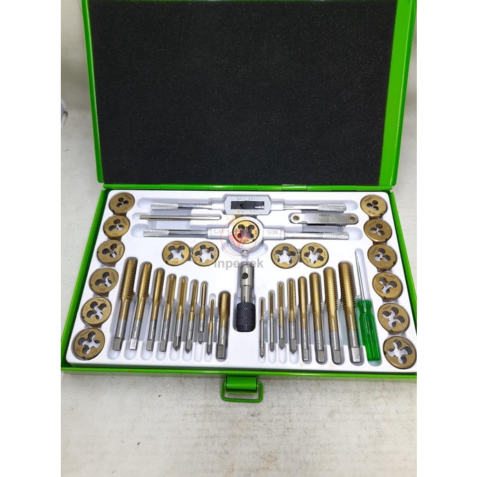 TEKIRO TAP AND DIES SET 40PCS - Hand Tap Tekiro Snei Set Dies Tekiro