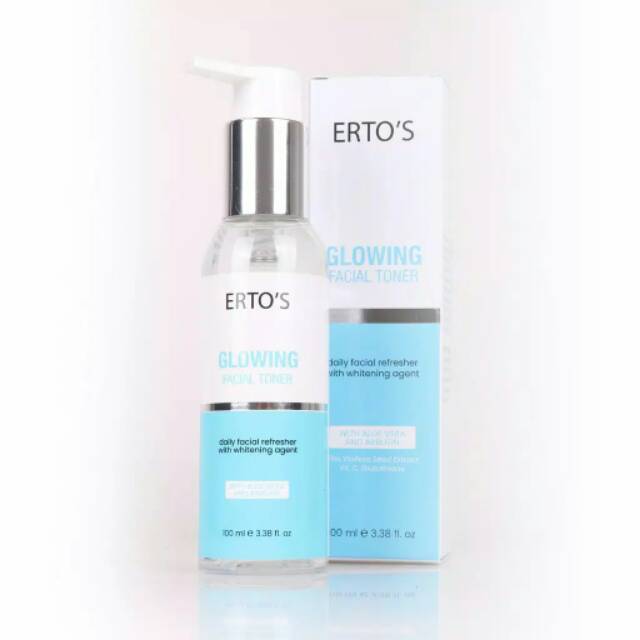 ERTO'S GLOWING FACIAL TONER - ERTOS SKINCARE ORIGINAL BPOM