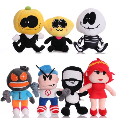 【New】Friday Night Funkin Spooky Month Skid  Stuffed Plush Toy  Dolls Kid Gift