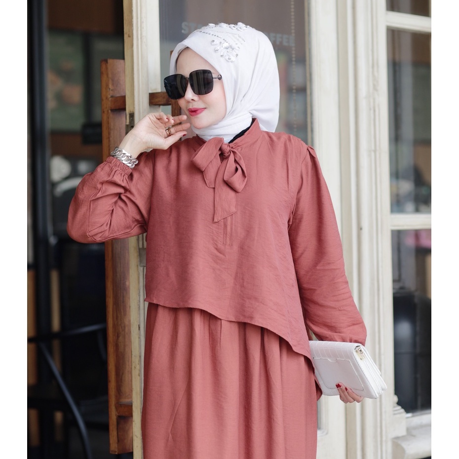 ANGGUN Dress | Dress Linen by BF Label @bf_label dress murah