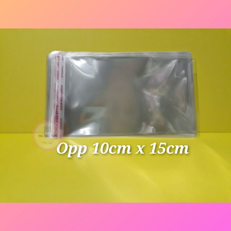 opp 10cm x 15cm tebal /opp 10cm x 15cm /opp tebal