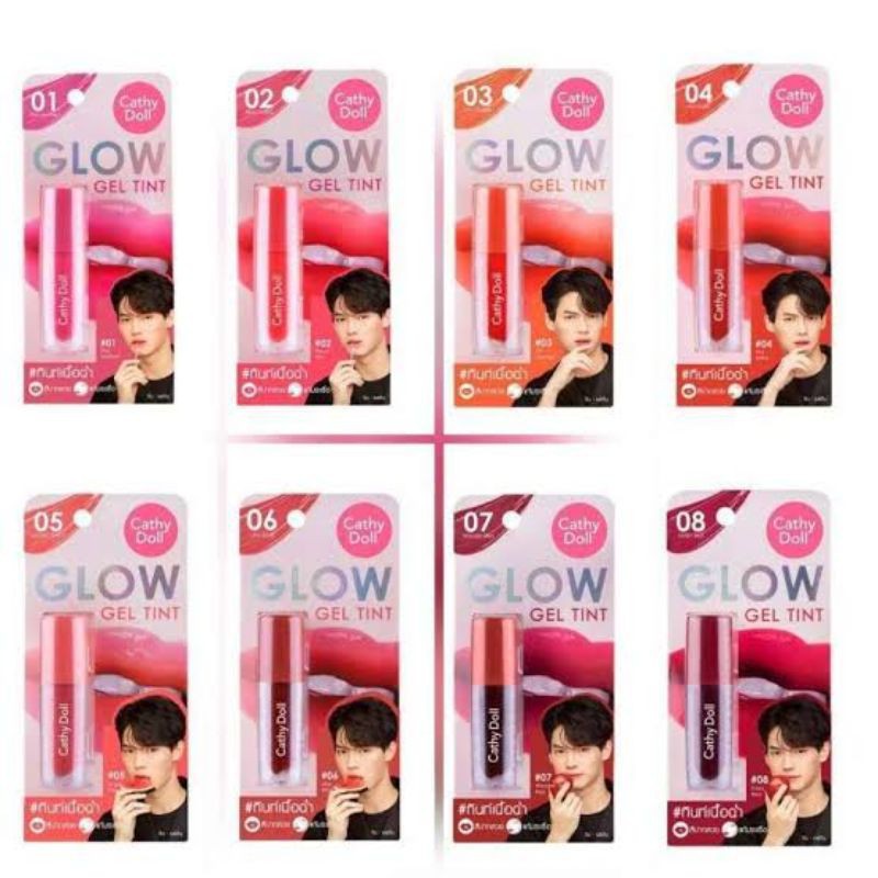 LIP TINT CATHY DOLL GLOW GEL TINT X BRIGHTWIN WIN METAWIN BRIGHT VACHIRAWIT 2GETHER THE SERIES