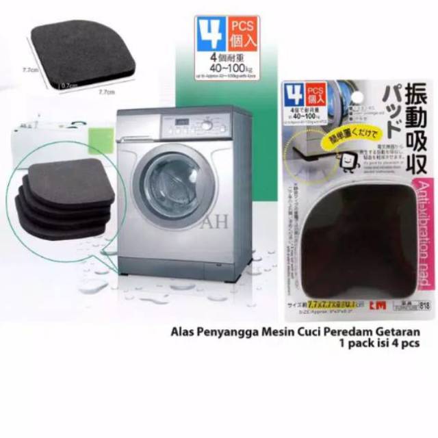 Alas mesin cuci meja anti getar / tatakan pad mesin cuci
