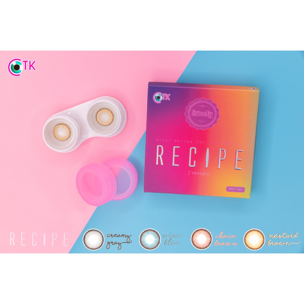 SOFTLENS MINUS SWEETY RECIPE (-0.50 sd -2.75) 14.5mm GRATIS TEMPAT SOFLEN