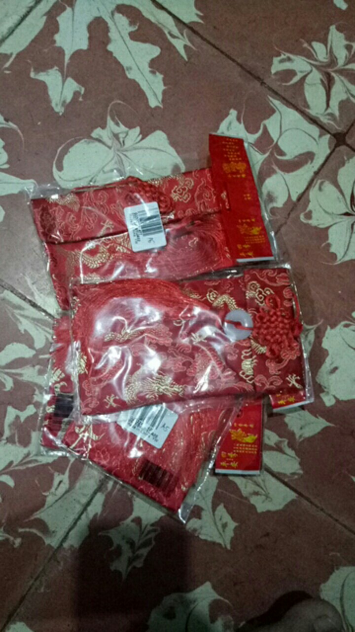 Angpao Kain Teapai Tepai Tunangan Angpao Susu  Kakek Nenek Orang Tua Sangjit Imlek Red Envelope