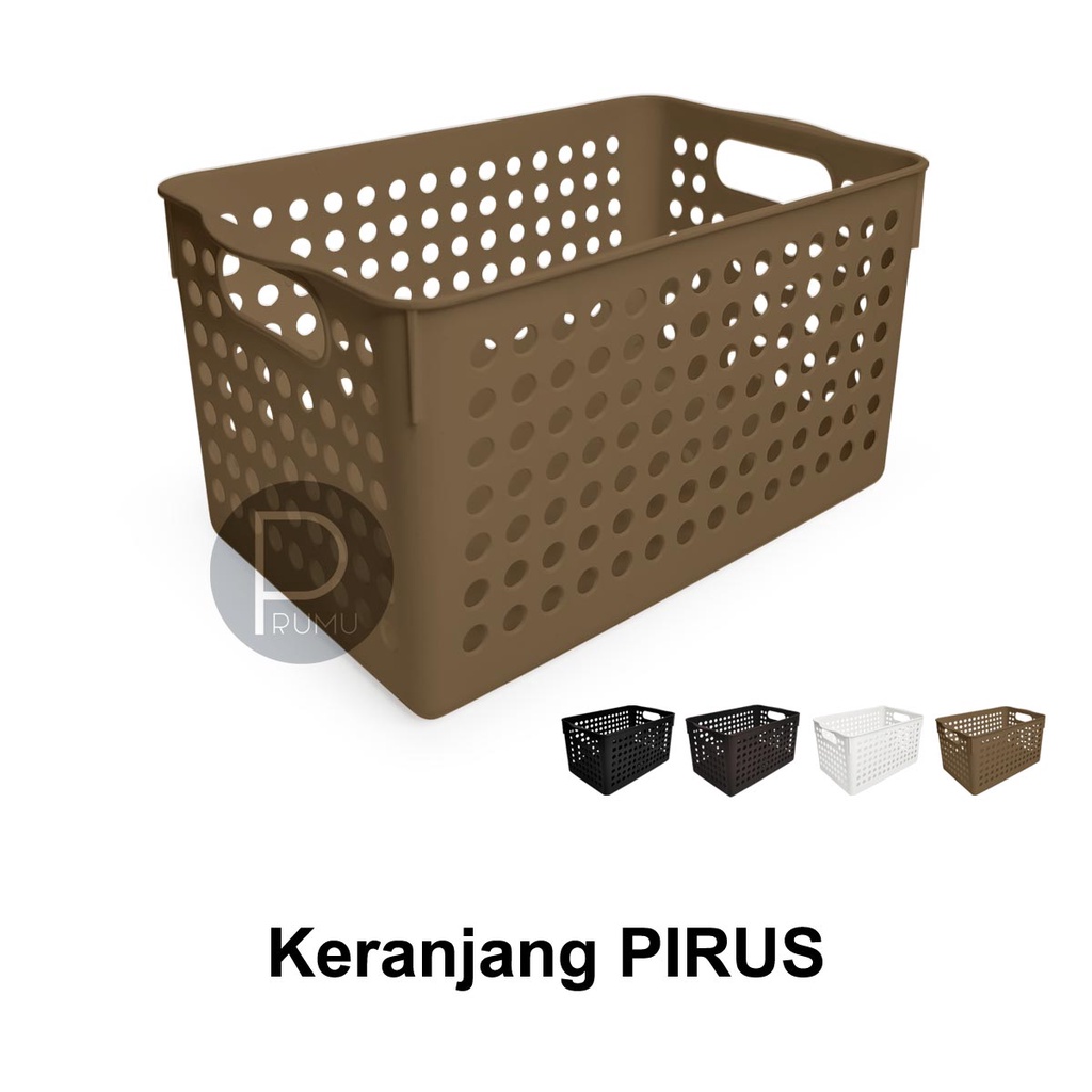 Keranjang Serbaguna - Keranjang Plastik - Kotak Penyimpanan - Box Organizer - Keranjang Penyimpanan - Kotak Serbaguna - Pirus