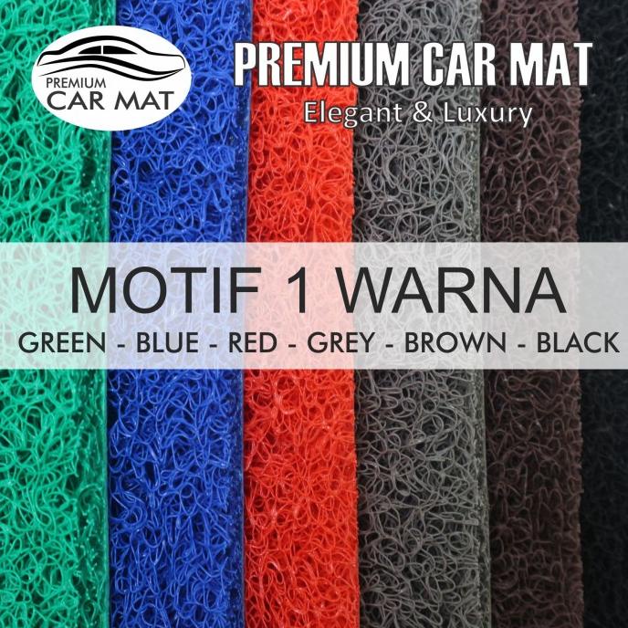 Karpet Lantai Mie / Karpet Mobil Motor Mie METERAN Motif 1 Warna