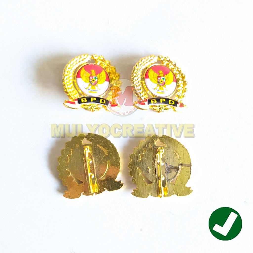 Pin Bros Logo BPD Desa Pin BPD Garuda Merah Putih Murah