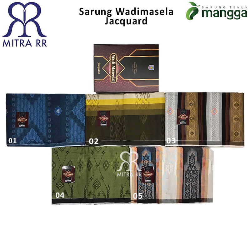 Sarung Mangga Wadi Maseela Jacquard Sarung Wadimasela Tenun Jaguard Dewasa