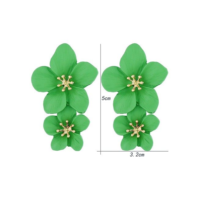 LRC Anting Tusuk Fashion Flower Spray Earrings F4930X